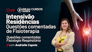 Intensivão Residências  Questões comentadas de Fisioterapia – Fisiologia Respiratória [upl. by Nalo112]