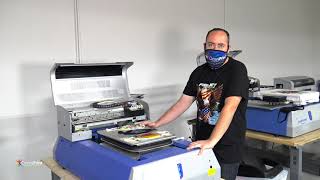 How Printing On Face Masks Is Done  Omniprint International [upl. by Feinleib]