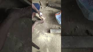 Wood cutting by Chisel  Wood Designing by Chisel youtubeshorts woodworking viralvideo shorts [upl. by Laurice]