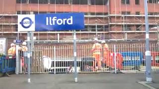 TFL Rail Service Arriving And Departing Ilford Station [upl. by Herson670]