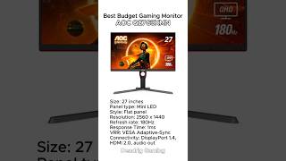 Best Gaming Monitors to buy in 2024 [upl. by Tnahsin]