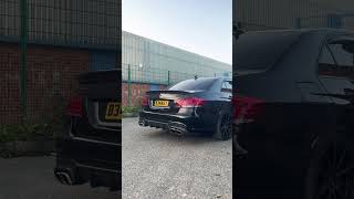 E63 AMG w212 exhaust m157 straight piped fastcars amg mercedes v8 modified carlover beast [upl. by Nyliahs]