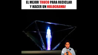 ¿COMO HACER UN HOLOGRAMA CON UNA CAJA DE CD [upl. by Oguh]