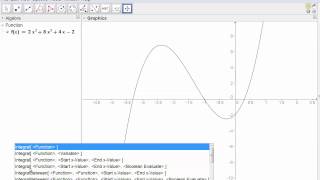 GeoGebra Tutorial Integrals area under a curve [upl. by Gilbert]