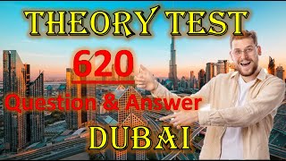 DRIVING THEORY TEST DUBAI 620 QampA [upl. by Drusi]