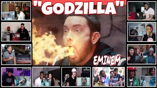 quotEMINEM  GODZILLAquot FASTEST VERSE REACTION COMPILATION [upl. by Claiborn53]