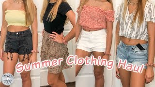 SUMMER CLOTHES TRY ON HAUL [upl. by Stuppy529]