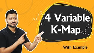 4 Variable KMap with examples  Design KMap  Minimization in Digital Electronics [upl. by Toby]