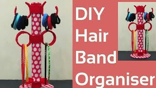 Best Out of Waste  DIY Hairband Organiser  DIY Headband organiser [upl. by Card]