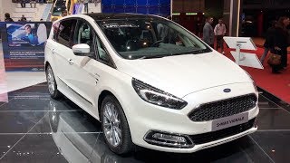 Ford SMax Vignale 2017 In detail review walkaround Interior Exterior [upl. by Zzaj539]