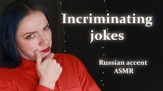 In Soviet Russia ASMR  heavy Russian accent narrating dad jokes [upl. by Kcirdahc]