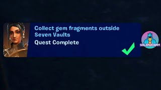 Collect Gem Fragments Outside of Seven Vaults 6  Fortnite Shanta Quests [upl. by Derman650]