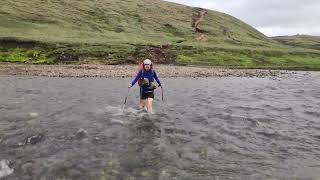 River crossing Laugavegur [upl. by Mccarty]