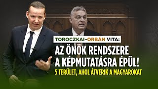 ToroczkaiOrbán vita Az önök rendszere a képmutatásra épül 5 terület ahol átverik a magyarokat [upl. by Greene92]