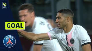 Goal Achraf HAKIMI 90 4  PSG FC METZ  PARIS SAINTGERMAIN 12 2122 [upl. by Retsevlys]