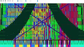 BLACK MIDI The AntiChlorobenzene  1853 million notes  PFA LAG1 [upl. by Cybill]