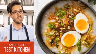 How to Make Congee and StirFried Beef and Gai Lan  Americas Test Kitchen Full Episode S23 E7 [upl. by Ennaitsirk753]