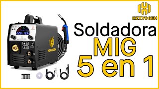 HZXVOGEN  Soldador MIG multifuncional 110V 220V 200A UNBOXING  en español [upl. by Dnalro]