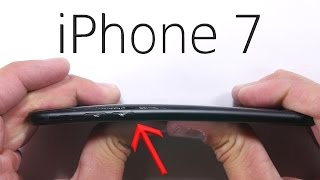 iPhone 7 Scratch test  BEND TEST  Durability video [upl. by Chinua811]