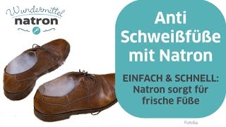 Anti Schweißfüße mit Natron [upl. by Haimorej]