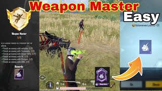 How To Get Weapon Master Title Easily In BGMI  Weapon Master Achievement In BGMI [upl. by Gladis127]