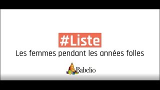 Liste  les idées de lecture de Babelio  Les femmes pendant les Années Folles [upl. by Aimaj622]