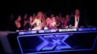 Kelly Rowland kiss Simon Cowell in the X Factor USA 2013 [upl. by Preiser]