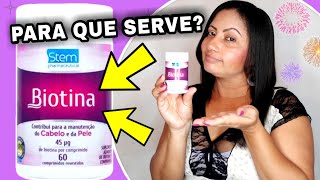 BIOTINA Stem CABELO E PELE  COMECEI COM O TRATAMENTO [upl. by Guilbert]