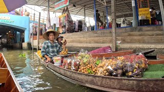 Damnoen Saduak floating market Bangkok Thailand [upl. by Conner]