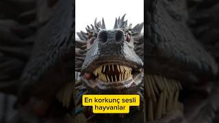 En korkunç sesli hayvanlar shorts hayvan kuşlar korkunçbilgiler [upl. by Quirk922]