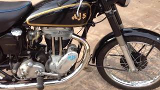 1951 AJS Model 18 Motorcycle For Sale [upl. by Adiarf]