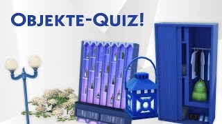 Die Sims 4 ObjekteQuiz  Teil 1  simsblogde [upl. by Yniffit361]