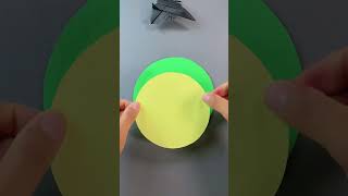 Super EZ  Make a Paper Frisbee within 10 seconds🥏 [upl. by Lasiaf]