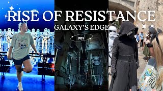 Rise of the Resistance Ride 4K POV  Hollywood Studios Galaxys Edge [upl. by Pete]