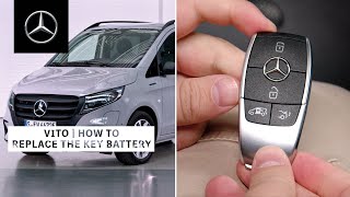 MercedesBenz Vito amp eVito 2024  How To Replace The Key Battery [upl. by Legim989]