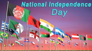 National independence days of all Countries in the world [upl. by Africah342]