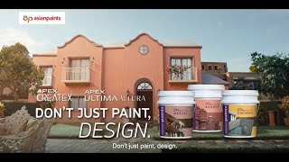 Asian Paints Exterior Wall Textures  NotDesignedByManishMalhotra  Telugu  38s [upl. by Xyno]