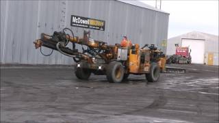 McDowell Equipment  MacLean Underground BlockHoler Jumbo Drill [upl. by Macdonell]