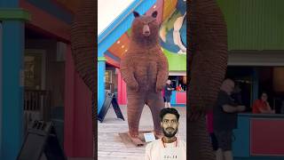 Valuk dekho🤣🤣 fun funny bear disney dance comedy psy hiphop dj [upl. by Macnair]