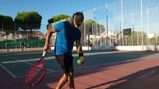 Urla belediye tenis turnuvası muratHüseyin maçı [upl. by Aelber]