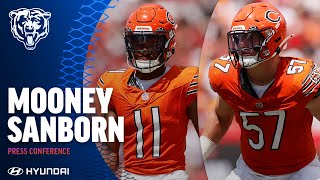 Mooney and Sanborn on looking ahead to Week 3  Chicago Bears [upl. by Aneekan]