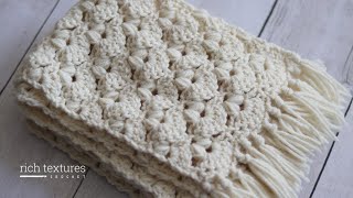 Sweetheart Scarf Crochet Pattern [upl. by Lletnahc]