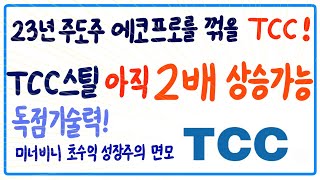 에코프로를 대체할 독점적 주도주 TCC스틸 적정 주가 산출 분석 TCC스틸 tcc [upl. by Yeltneb971]