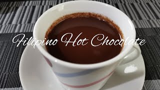 Quick and Easy Filipino Hot ChocolateTablea ChocolateTsokolate ng Batangas [upl. by Mikol]