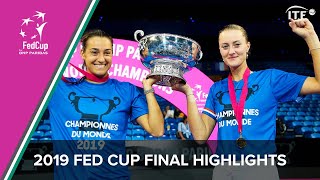 Fed Cup 2019  Australia Vs France  Final Highlights  ITF [upl. by Orest608]