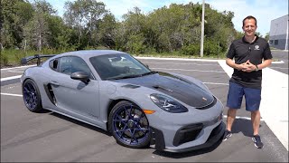 Is the 2024 Porsche Cayman GT4 RS the KING of high performance sports cars [upl. by Arama]