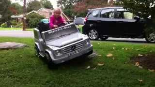 Kids ride on Mercedes G Wagon Toy Car [upl. by Thorndike163]