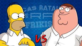 Homer Simpson vs Peter Griffin Épicas Batallas de Rap del Frikismo  Keyblade  Instrumental [upl. by Yuzik]