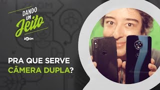 Para que serve a CÂMERA DUPLA no CELULAR  DANDO UM JEITO [upl. by Steiner]