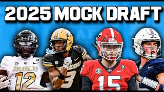 WAY Too Early 2025 NFL Mock Draft [upl. by Harve]